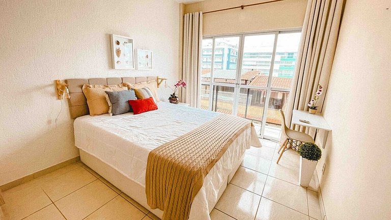 Pé na Areia Praia do forte Cama Queen Wifi Netflix